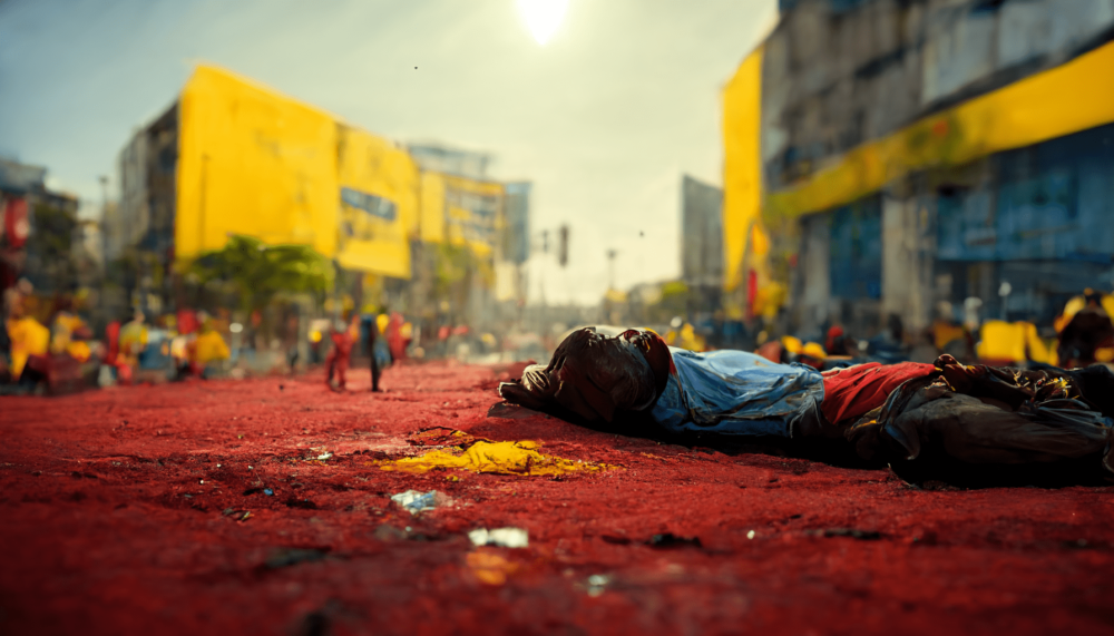Are humans hypocrites _black_man_on_red_shot_and_yellow_shirt_lying_down__ The smell of dead bodies: A bunch of stories messing with my mind