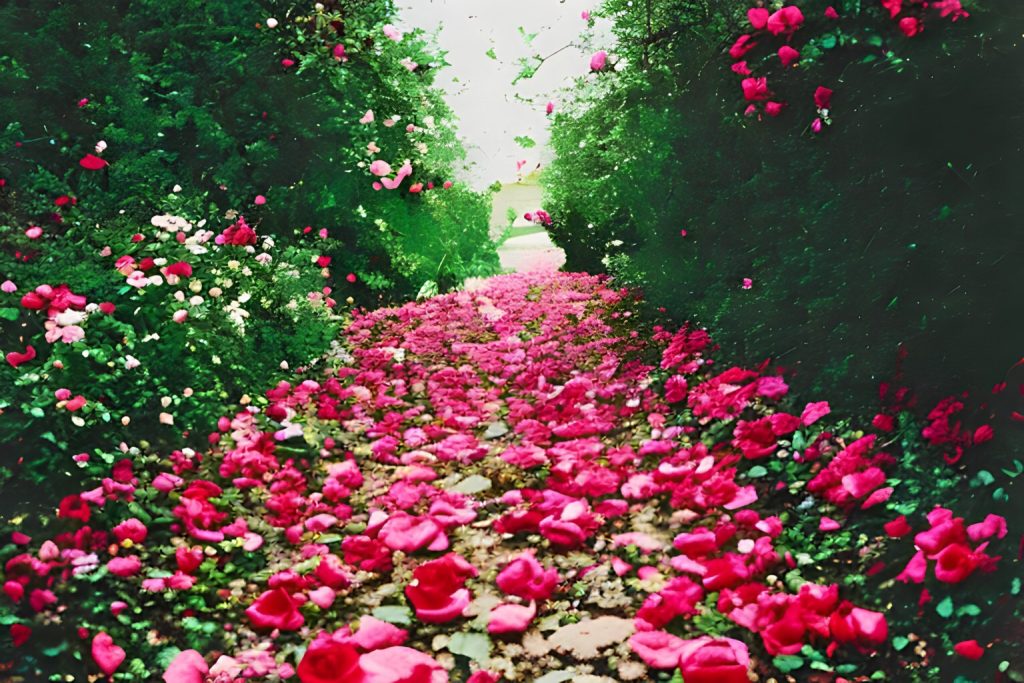 Moving on after a love dilemma “rose garden”