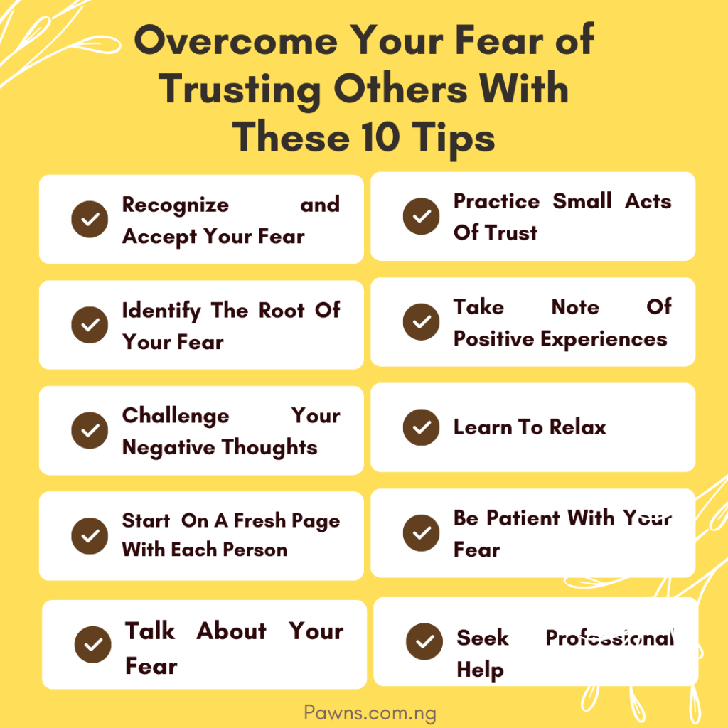 Pistanthrophobia Overcome Your Fear of Trusting Others With These 10 Tips infographic lists png
