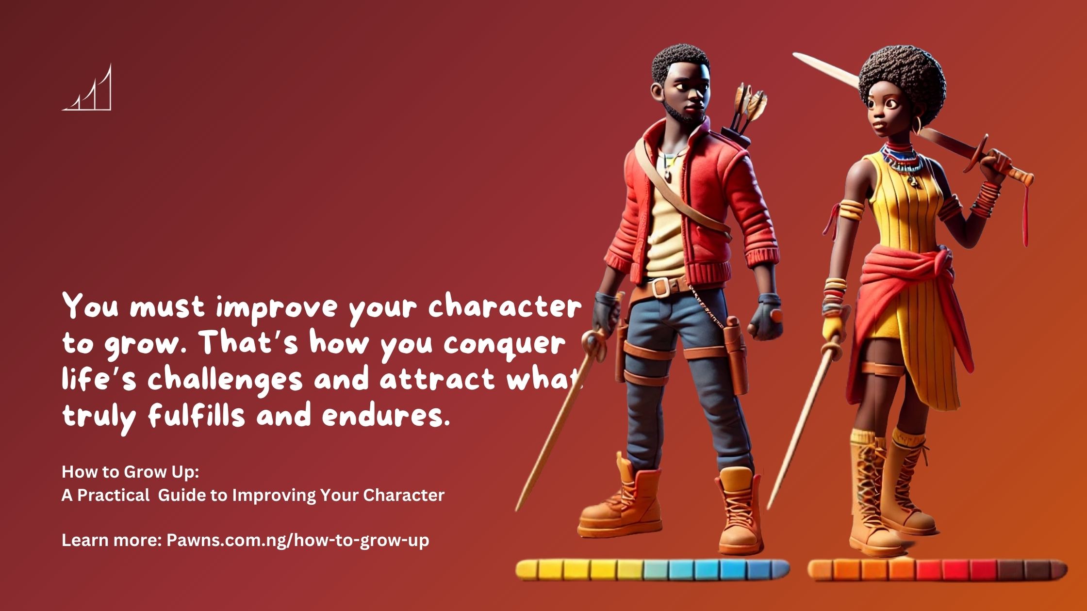 You must improve your character to grow. That’s how you conquer life’s challenges and attract what truly fulfills and endures. How to Grow Up A Practical Guide to Improving Your Character