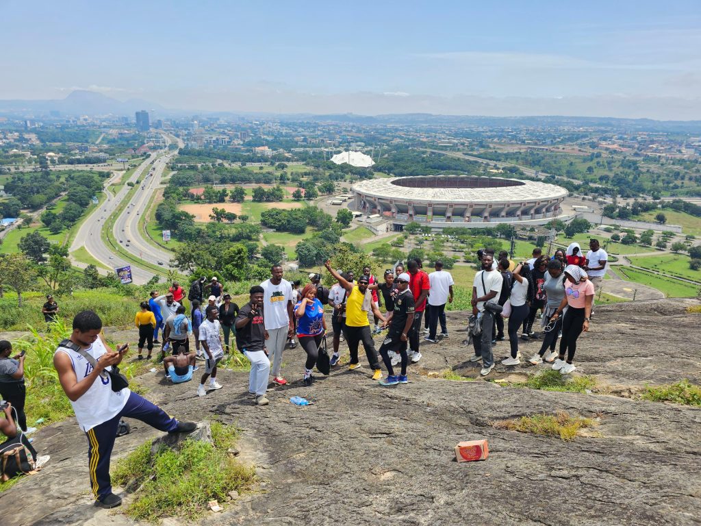 Chinweotuto Esther and friends on top of Wuye Mountain 1st of october 2025