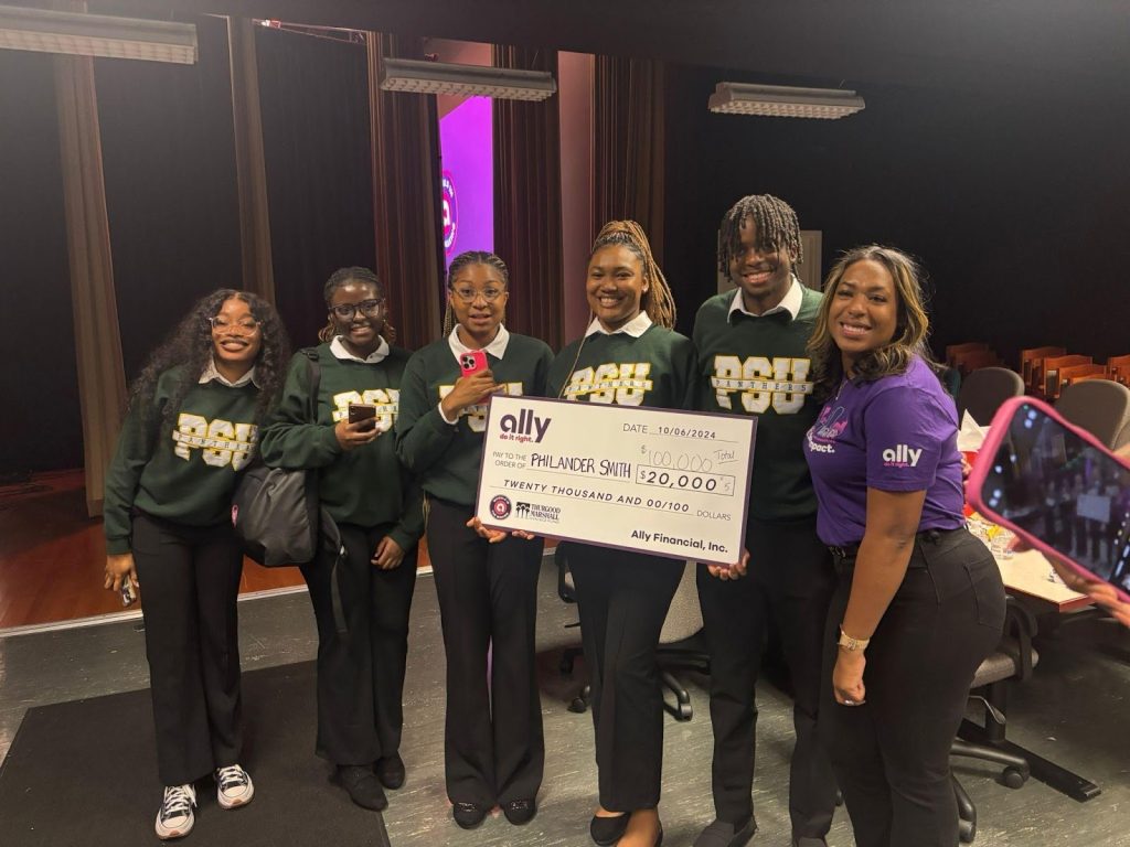 Jennifer Obinwanne and her team won First Place at the Thurgood Marshall College Fund x Ally Moguls Pitch Competition 2024!