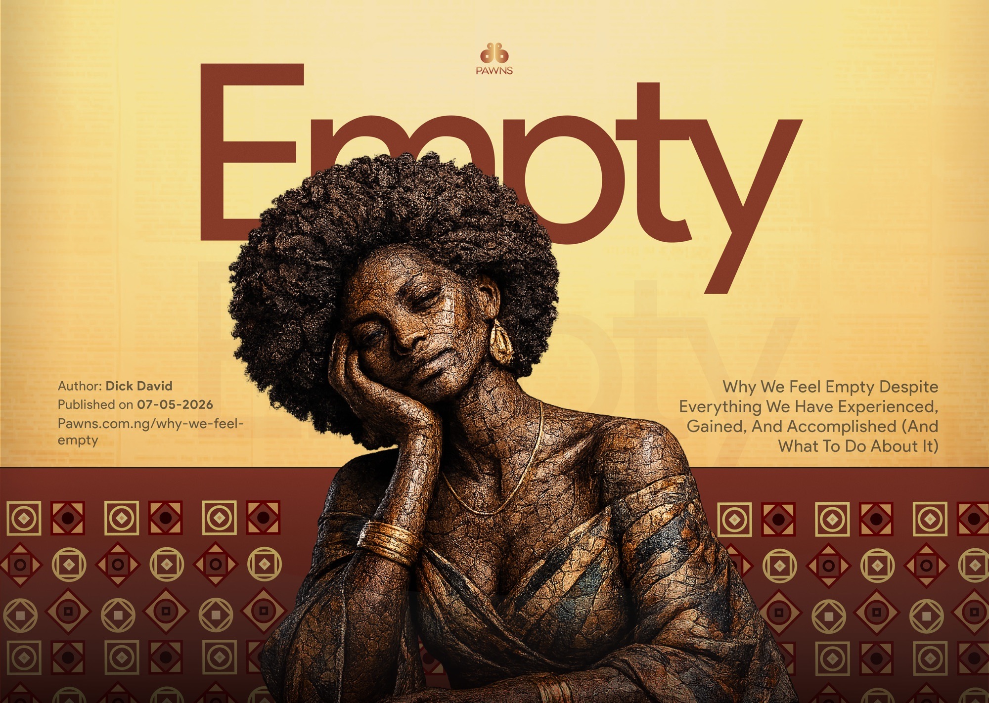why you feel empty despite everything